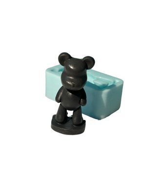 Красивый Силиконовый молд Bearbrick от нашей мастерской , силиконовые формы для свечей, гипса и мыла.